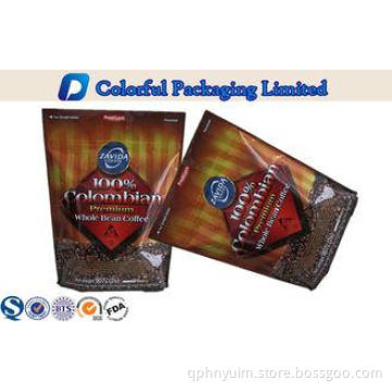 custom Printing resealed stand up food pouches for tea / co